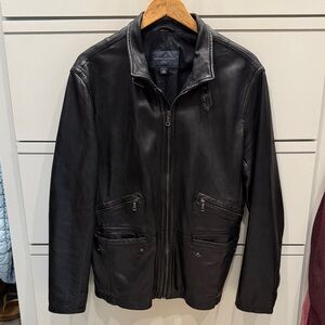 Banana Republic Black Leather Jacket